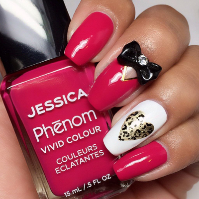 Llak për thonj Jessica Phenom Vivid PHEN-019 Parisian Passion, 14 ml, e kuqe e errët