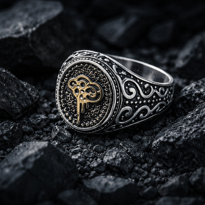 Unazë Silver 925 me Simbol Osman – Stil Tradicional dhe Elegant