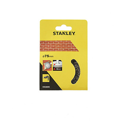 Furçë për pastrim betoni dhe metali Stanley, 75x15mm, 6mm
