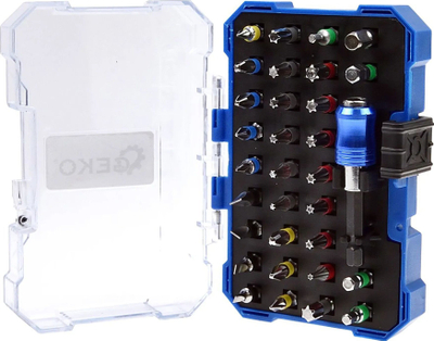 Set bitash Geko G30064, 32 copë, me mbajtës magnetik