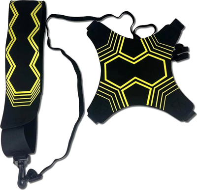 Rrip stërvitje futbolli AG922 Training Belt, i rregullueshëm, elastik, i zi