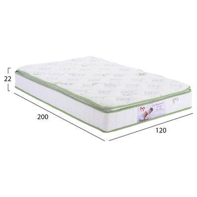 Dyshek Continuous Spring & mbulesë Aloe Vera 120x200cm (HM372.18)