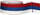Shirit dekorativ Victoria Sport Ribbon, 20 mm, bardhë blu kuqe