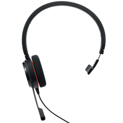 Kufje Jabra Evolve 20 MS Mono, USB, me mikrofon, ngjyrë e zezë
