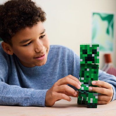 Сет LEGO Minecraft Creeper 21276, градежна играчка, разновидни бои
