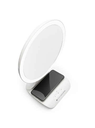 Pasqyrë kozmetike Rio-Beauty Rechargeable X5 Magnification Mirror with Built-In Charging Station, e bardhë