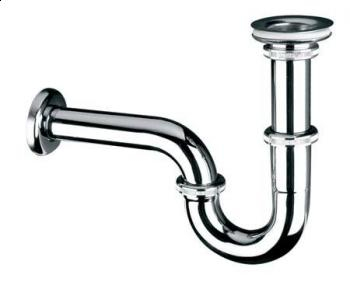 Sifon tubi McAlpine 5/4" DN32 (215+255CB), krom