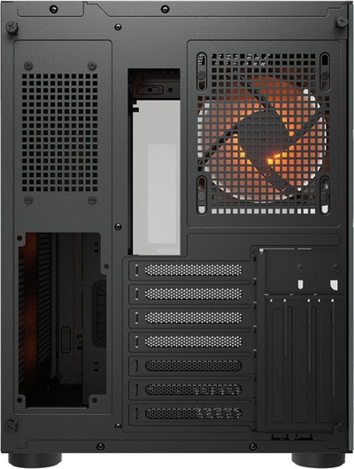 Kuti gaming Cougar FV150 Midi Tower, 4 ventilatorë ARGB, xham i fortë, e zezë