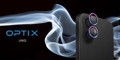 Mbrojtës kamere UNIQ Optix Aluguard, xham i forcuar 9H, për iPhone 16 Pro 16 Pro Max, argjend