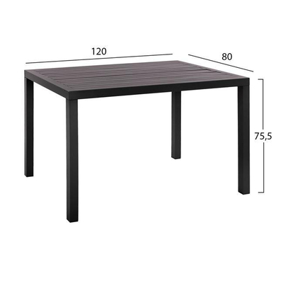 Set tavolinë 5-pjesësh (HM10520), gri