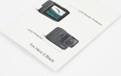 Set aksesorësh XREC për GoPro Hero 5 6 7 Black, kapak lentje, mbrojtëse ekrani polikarbonat, i zi