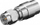 Adapter Goobay FME në SMA Plug, 50 Ohm, metalik argjendtë