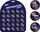 Magnet dekorativ MFP, rrumbullak 3.5cm, me shenja horoskopi, blu