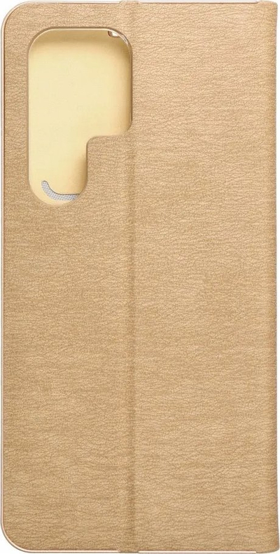 Futera libër Vennus për Samsung Galaxy S24 Ultra, lëkurë eko, me magnet, ngjyrë gold