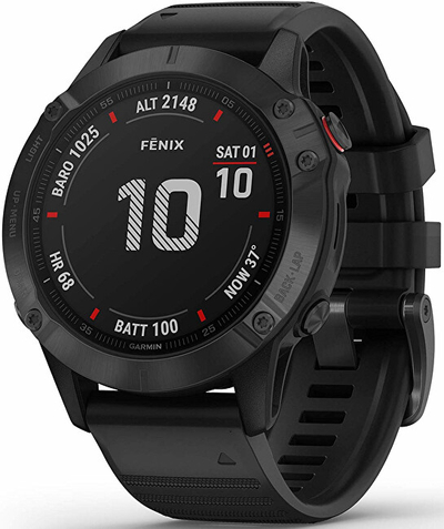 Orë e mençur Garmin Fenix 6 PRO MAP/MUSIC) 010-02158-91, e zezë