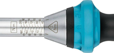 Çelës momenti Hazet 5122-3CT, 40–200 Nm, trup metalik