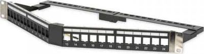 Patch panel Digitus DN-91414S, 24 porta, 1U, i zi