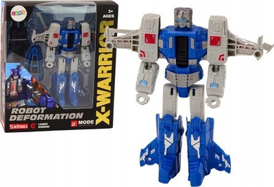 Lodër robot LEAN X-Warrior, 2 në 1, kthehet në helikopter, blu