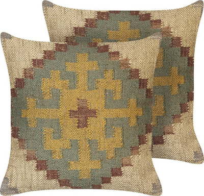 Jastëk dekorativ SARON, set me 2 copë, 45 x 45 cm, shumëngjyrësh