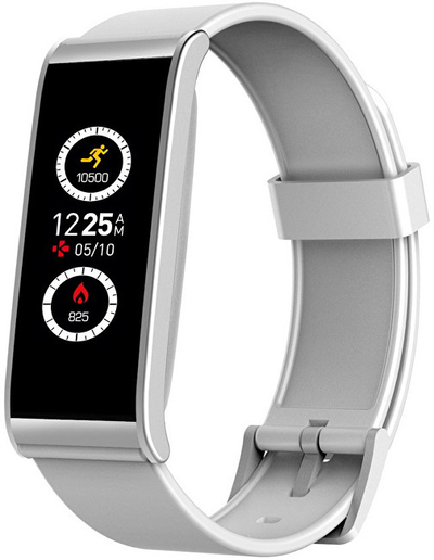 Orë e mençur MyKronoz  ZeFit4 HR  White/Silver
