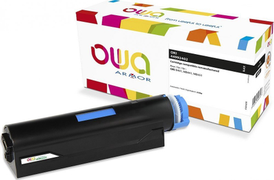 Toneri OWA K18016Ow, zëvendësues për OKI 44992402, 2500 faqe, i zi
