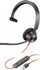 Kufje me mikrofon Poly Blackwire 3310, USB A, Microsoft Teams, të zeza