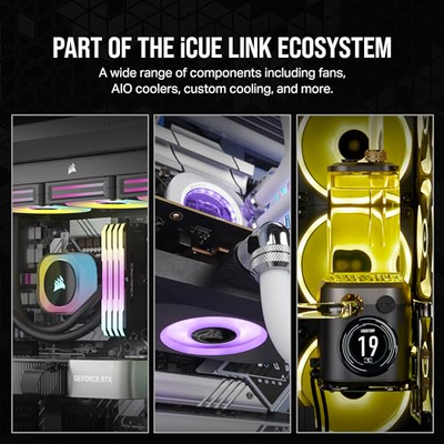 Ventilator PC Corsair iCUE LINK RX140, 140mm, single pack, i zi