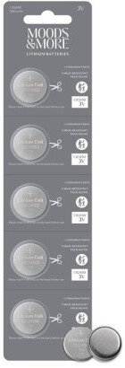 Литиумски копчести батерии Мудс &amp; Мор ММ CR2450, 3V, 550mAh, пакување 5 парчиња