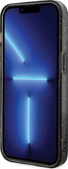 Kllapë mbrojtëse Karl Lagerfeld KLHMP15LHGKCNOK për iPhone 15 Pro 6.1", MagSafe, e zezë me shkëlqim
