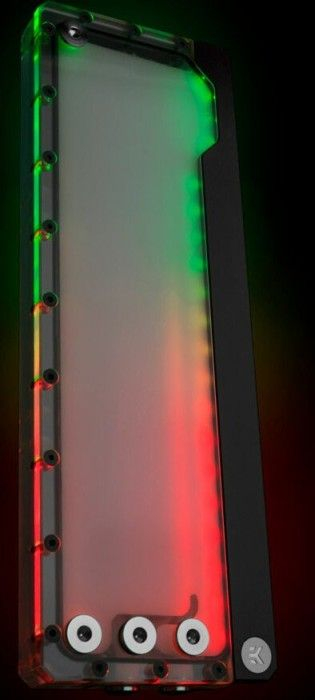 Резервоар за ладење на компјутер EK EK-Quantum Volume FLT 360 D-RGB, 360mm, D-RGB 5V, црн проѕирен