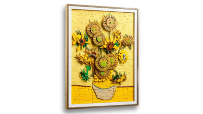 Set ndërtimi LEGO Art Vincent van Gogh Sunflowers 31215, dekor murale, shumëngjyrësh