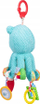 Lodër varëse për bebe Octopus Rattle Pendant, me pasqyrë dhe lodra për kafshim, shumëngjyrëshe