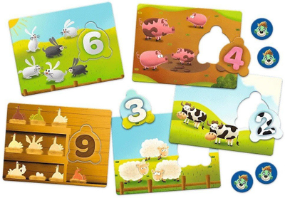Lojë edukative Trefl Little Explorer Numbers, për numra, për fëmijë