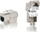Set Keystone Jack Equip 767210, Cat.6A, i blinduar, 8 copë