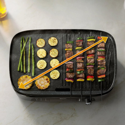 Grill elektrik Philips HD6210/90, 2400W, i zi