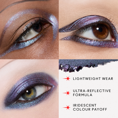Hije për sy Multichrome Single Eye Shadow Compact, efekt krom, 1 g
