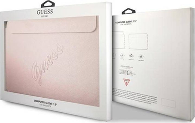 Mbrojtëse laptopi Guess Sleeve 13\", rozë