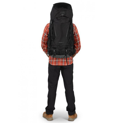 Shpinore trekking Osprey Kestrel 68, 68L, madhësia L XL, e zezë