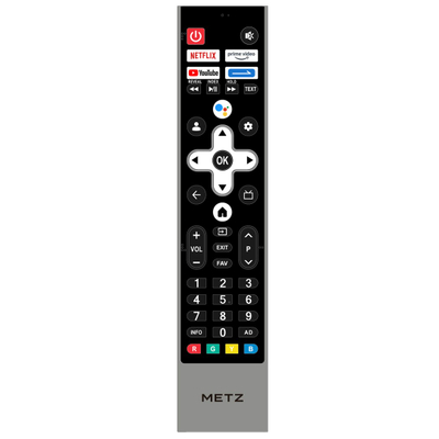 TV Metz Flat Screen 65MQE7600Z, 65\", ekran i sheshtë, i zi