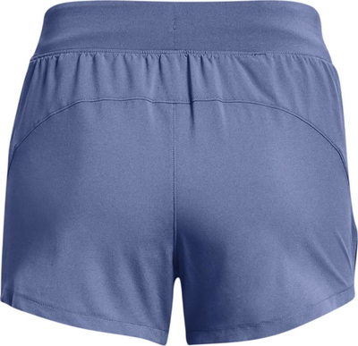 Pantallona të shkurtra sport Under Armour Launch SW W, për goca, elastike, blu