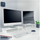 Mbajtëse monitori Leitz Ergo, ergonomike, për tavolinë, gri