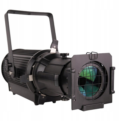 Reflektor skenik EVOLIGHTS PROFILE PAR 250W RGBLA, LED 250W, për teatro dhe koncerte, i zi