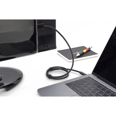 Kabllo USB-C në HDMI Digitus AK-300330-050-S, 5m, 4K, e zezë