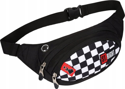 Çantë beli St. Majewski WB2 K-Pop Chain, që s’e kap uji, me figura shahu, e zezë