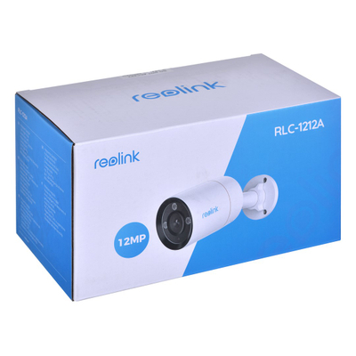 Kamerë sigurie Reolink 1 RLC-1212A POE 4mm, 2 MP, 4512 x 2512, me mikrofon të integruar, e bardhë
