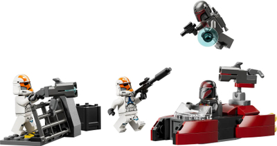 Set lodrash LEGO Star Wars 75449 Siege of Mandalore Battle, 4 minifigura, mbi 6 vjeç, shumëngjyrësh