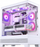 Kuti kompjuteri Phanteks XT View, mid tower, xham i temperuar, 3 ventilatorë RGB, e bardhë