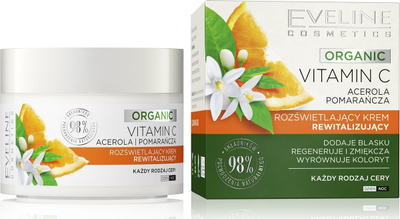 Krem fytyre Eveline Organic Illuminating Vit C, 50 ml