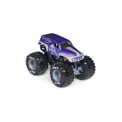 Kamion lodër Monster Jam True Metal Grave Digger, shkallë 1:64, metal, lejla