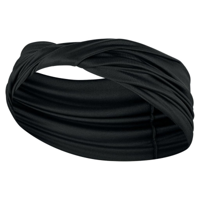 Shirit koke Nike Yoga Headband Wide Twist, Dri FIT, One Size, e zezë